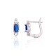 925 Sterling Silver Cubic Zirconia Earrings “Teardrop Glow V”