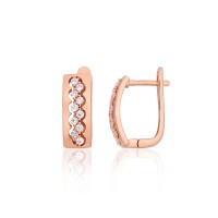 925 Sterling Silver Cubic Zirconia Earrings “Camille”