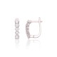 925 Sterling Silver Cubic Zirconia Earrings “Confetti III”