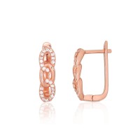 925 Sterling Silver Cubic Zirconia Earrings “Adriana II”