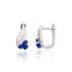 925 Sterling Silver Cubic Zirconia Earrings “City Lights VI”