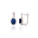 925 Sterling Silver Cubic Zirconia Earrings “Ferro VI”
