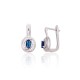925 Sterling Silver Cubic Zirconia Earrings “Golden Hour II”
