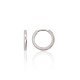 925 Sterling Silver Earrings “Menora V”