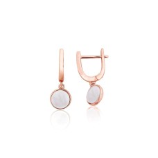 925 Sterling Silver Mother of Pearl Earrings “Mila II”