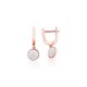 925 Sterling Silver Mother of Pearl Earrings “Mila II”