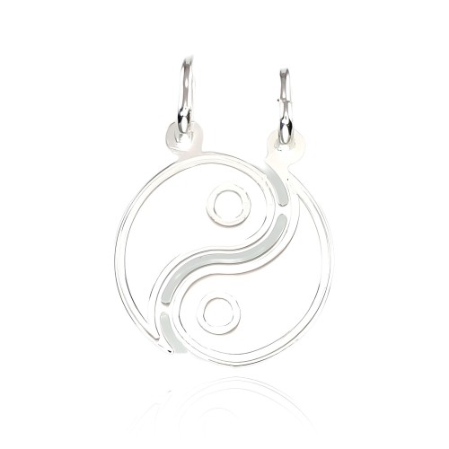 Sterling Silver Pendant “Yin Yang II”