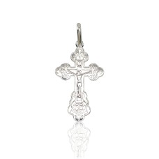 Sterling Silver Cross Pendant “Save and Protect III”