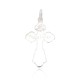 Sterling Silver Cross Pendant “Save and Protect II”