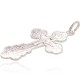 Sterling Silver Cross Pendant “Save and Protect”