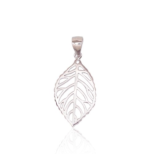 Sterling Silver Pendant “Silver Leaf”
