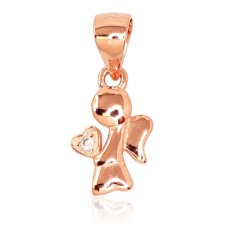 Sterling Silver Cubic Zirconia Pendant “Angel VIII”