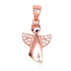 Sterling Silver Cubic Zirconia Pendant “Angel VII”