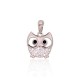 Lasten hopeariipus zirkoneilla ”Owl IV”