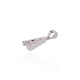 Sterling Silver Cubic Zirconia Letter Pendant “A”