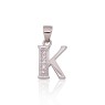 Серебряные кулоны в виде букв