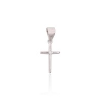 Hopeinen risti zirkoneilla ”Sacred Cross”