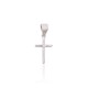 Hopeinen risti zirkoneilla ”Sacred Cross”