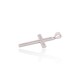 Sterling Silver Cubic Zirconia Cross Pendant “Cathedral Light V”