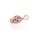 Sterling Silver Cubic Zirconia and Enamel Pendant “Panthera”