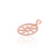 Sterling Silver Cubic Zirconia Pendant “Sun III”