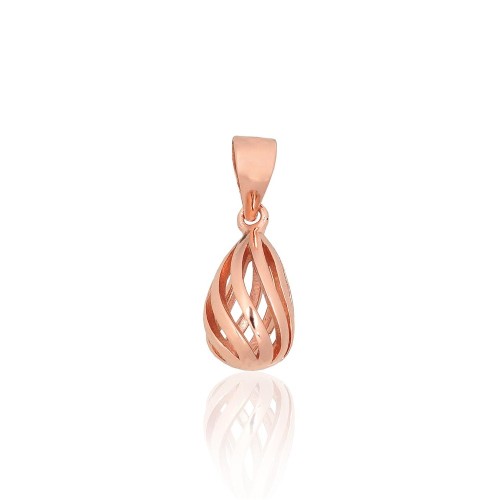 Sterling Silver Pendant “Drop Weave”