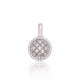Sterling Silver Cubic Zirconia Pendant “Brocade II”