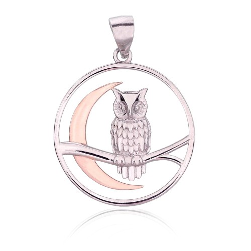 Sterling Silver Pendant “Owl VIII”