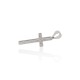 Sterling Silver Cubic Zirconia Cross Pendant “Cathedral Light II”