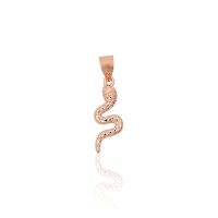 Children's Sterling Silver Pendant “Snake II”