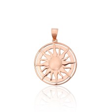 Sterling Silver Pendant “Sun V”