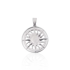 Sterling Silver Pendant “Sun VI”
