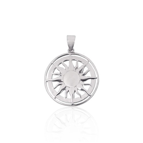 Sterling Silver Pendant “Sun VI”