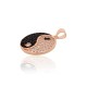 Sterling Silver Cubic Zirconia Pendant “Yin Yang”