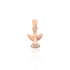 Lasten hopeariipus zirkoneilla ”Little Angel II”