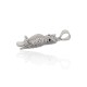 Sterling Silver Cubic Zirconia Pendant “Owl III”