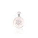Sidabrinis pakabukas su cirkoniais „Starburst“