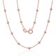 Italian 925 Sterling Silver Chain “Beads III”