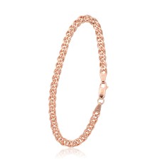 Itāļu sudraba ķēdītes aproce „Mona Lisa IX“