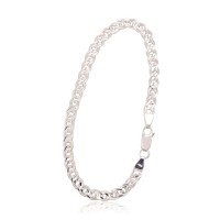 Italian 925 Sterling Silver Chain Bracelet “Mona Lisa XI”