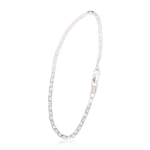 Italian 925 Sterling Silver Chain Bracelet “Marina VI”