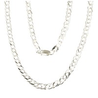 Italian 925 Sterling Silver Chain “Romb VII”