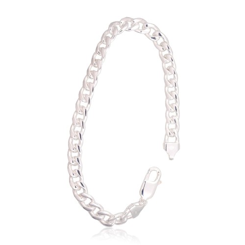Italian 925 Sterling Silver Chain Bracelet “Cartier XXXVII”