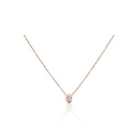Sterling Silver Cubic Zirconia Necklace “Path of Light IV”