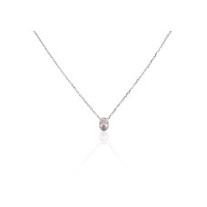 Sudraba kaklarota “Gaismas Ceļš II” ar cirkoniem