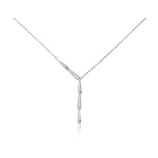 Sudraba kaklarota ar cirkoniem „Mēnesgaismas lāses“