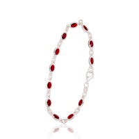 Sudraba aproce "Scarlett" no 925 proves sudraba ar cirkoniem