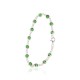 Sterling Silver Cubic Zirconia Bracelet “Emerald Radiance”