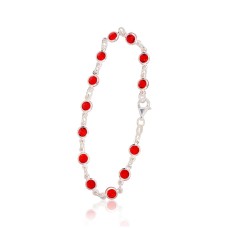 Sterling Silver Cubic Zirconia Bracelet “Scarlett II”