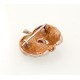 925 Sterling Silver Garnet Brooch “Apple”